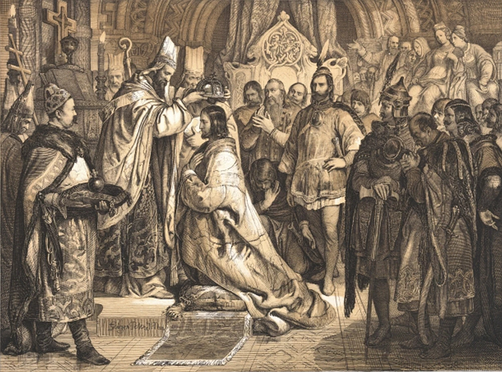 Peter Johann Nepomuk Geiger - Santo Stefano viene incoronato re d'Ungheria